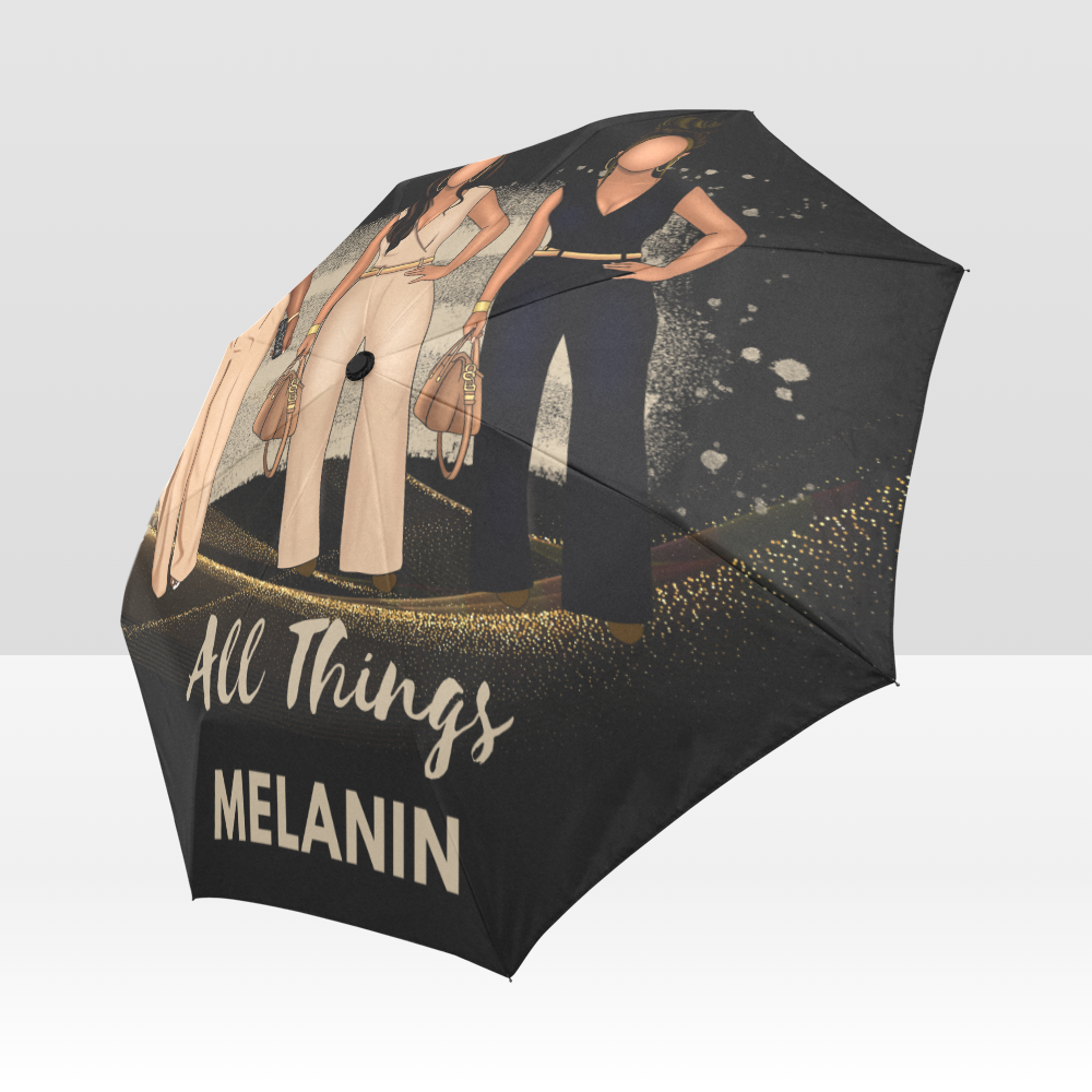 All Things Melanin (ATM Collection - Ladies in brown and black) Umbrella