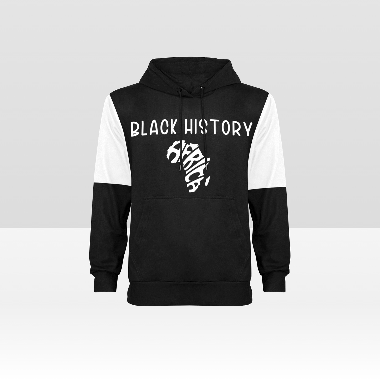 Black History Is American History Hoodie (Black and White)