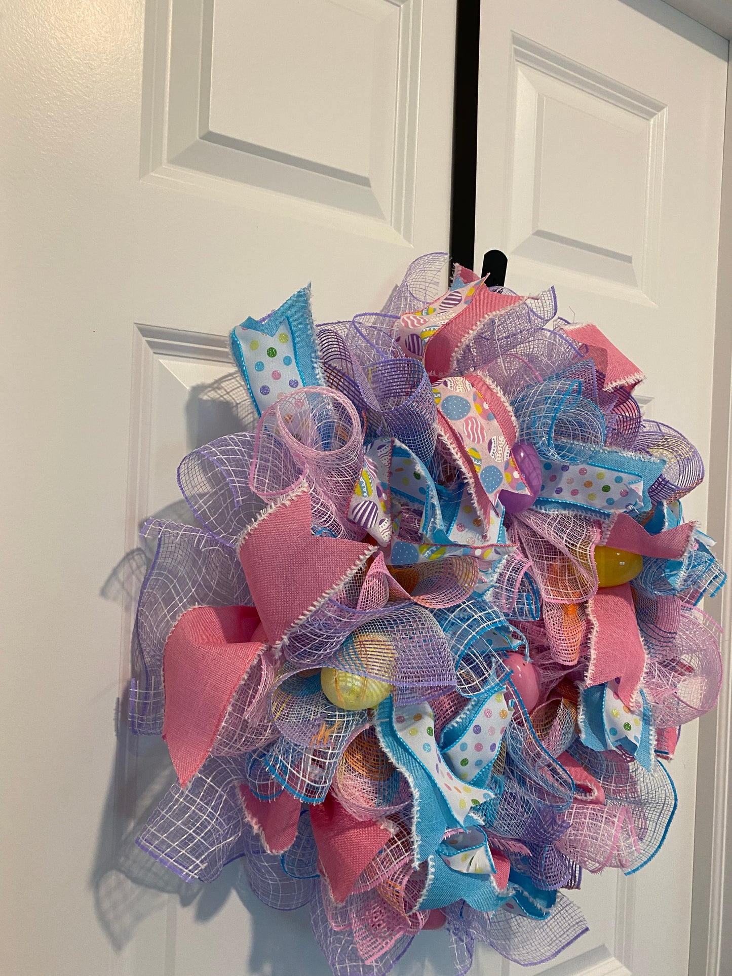 Easter Mesh Wreath #3 - 14"