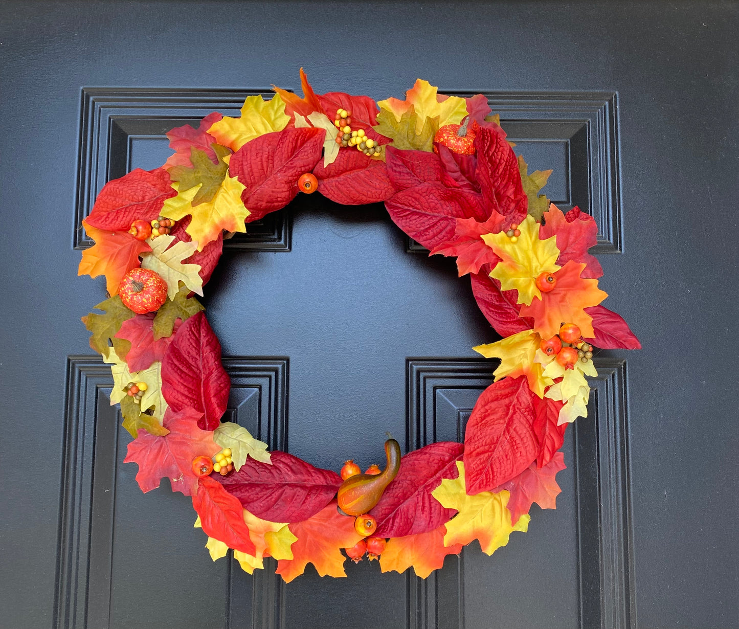Fall Wreath (Harvest Decor) - 18"