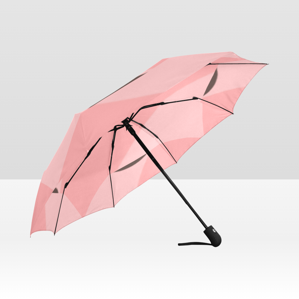 Pink and Brown Umbrella