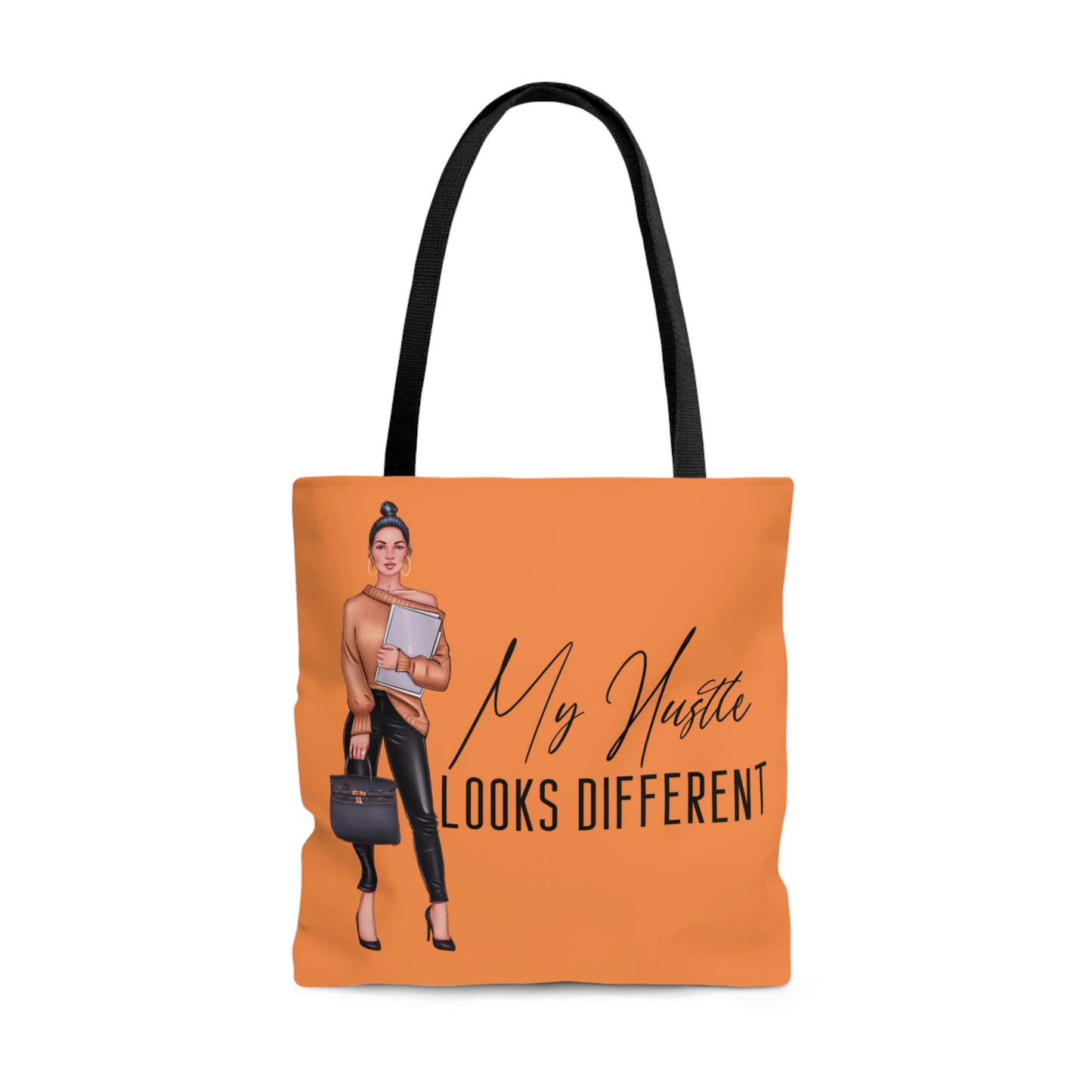 My Hustle Looks Different (Peach and Caucasian) Tote Bag