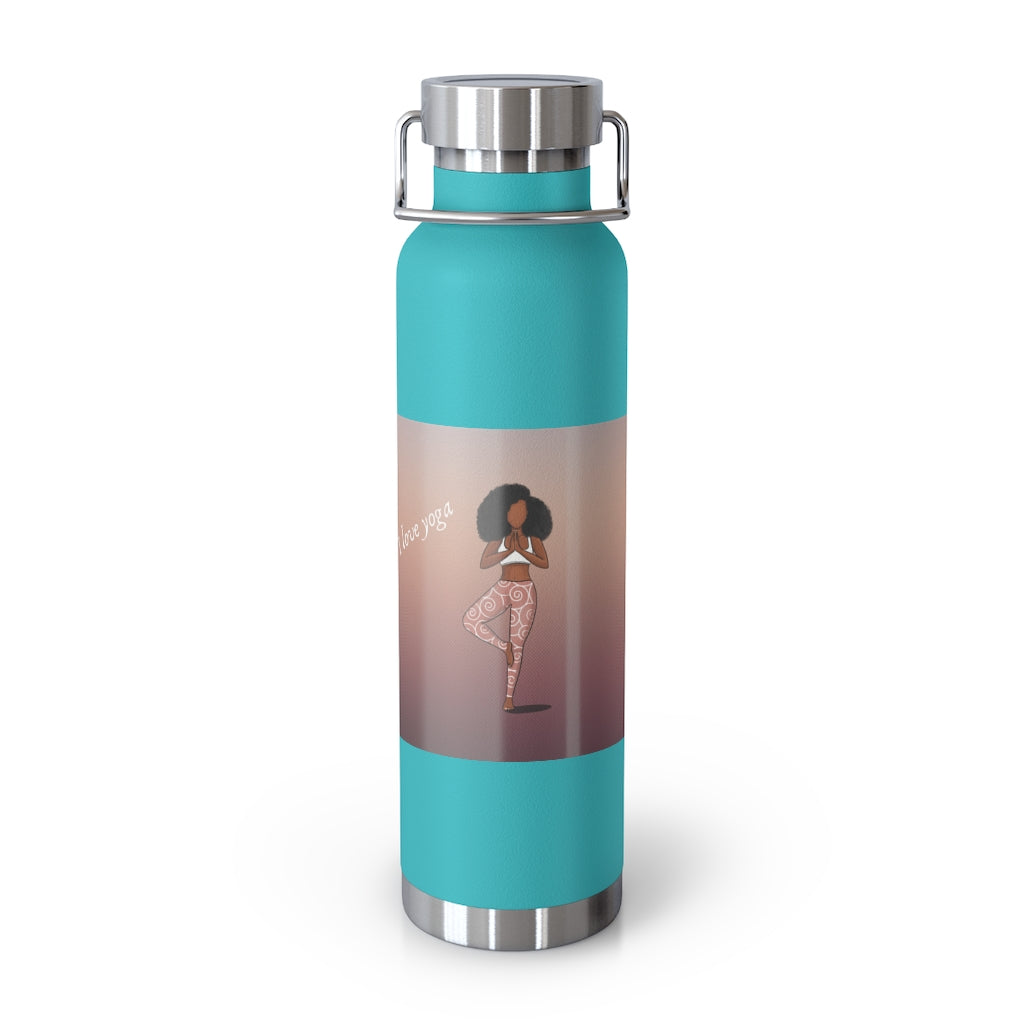 I Love Yoga Vacuum Insulated Bottle