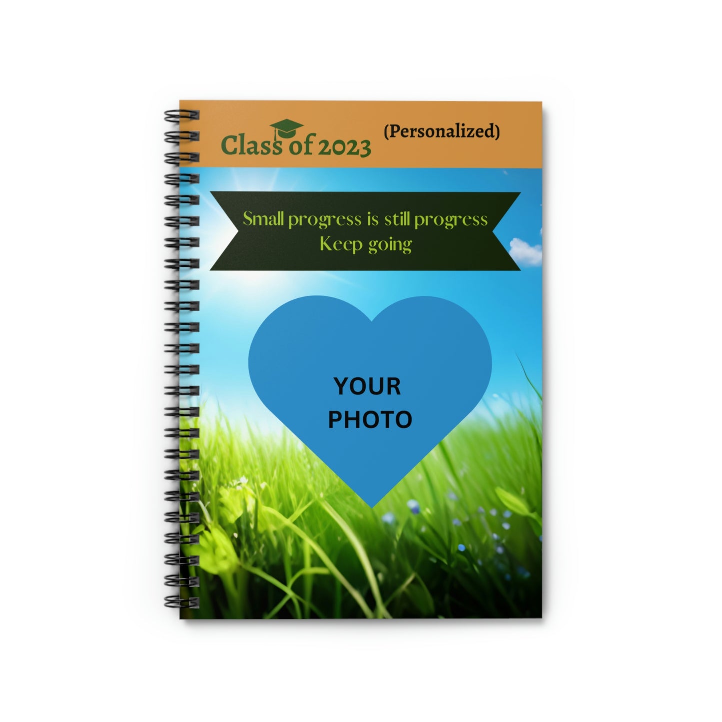 Class of 2023 Graduate Journal - (Latina Young Lady 2) Ruled Line - (PERSONALIZED)