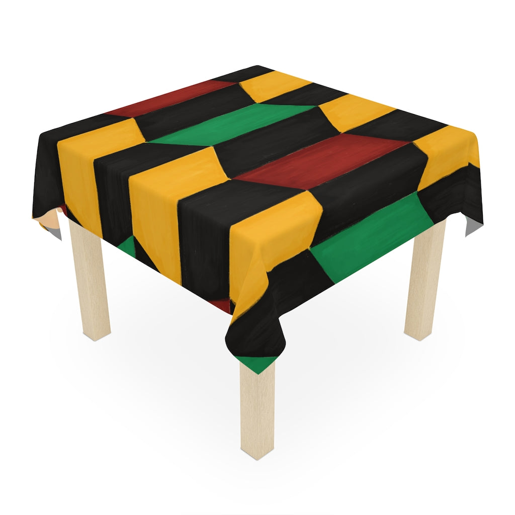 Kwanzaa Table Cloth (red/green/black/gold)