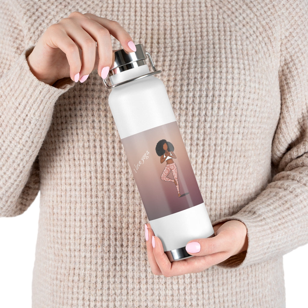 I Love Yoga Vacuum Insulated Bottle