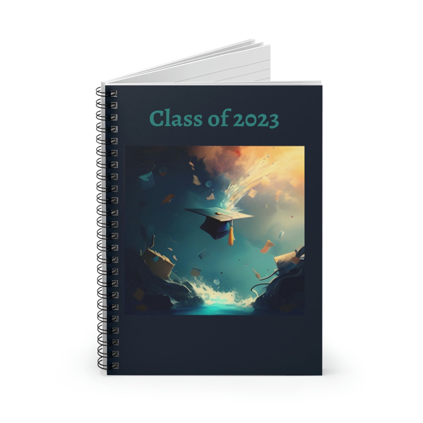 Class of 2023 Graduate Journal - Ruled Line (Cap and Blues)
