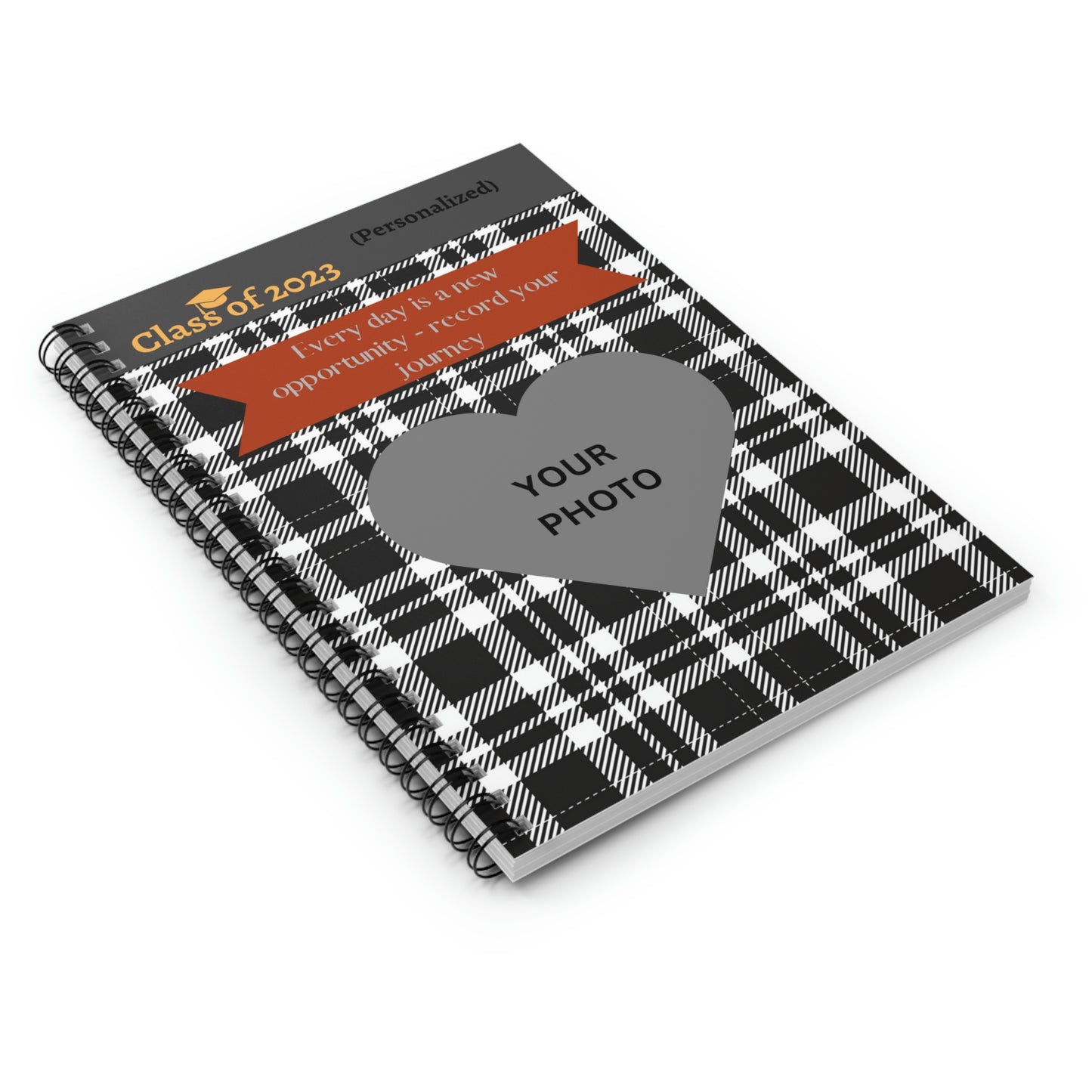 Class of 2023 Graduate Journal - (Indian Young Man 2) Ruled Line - (PERSONALIZED)