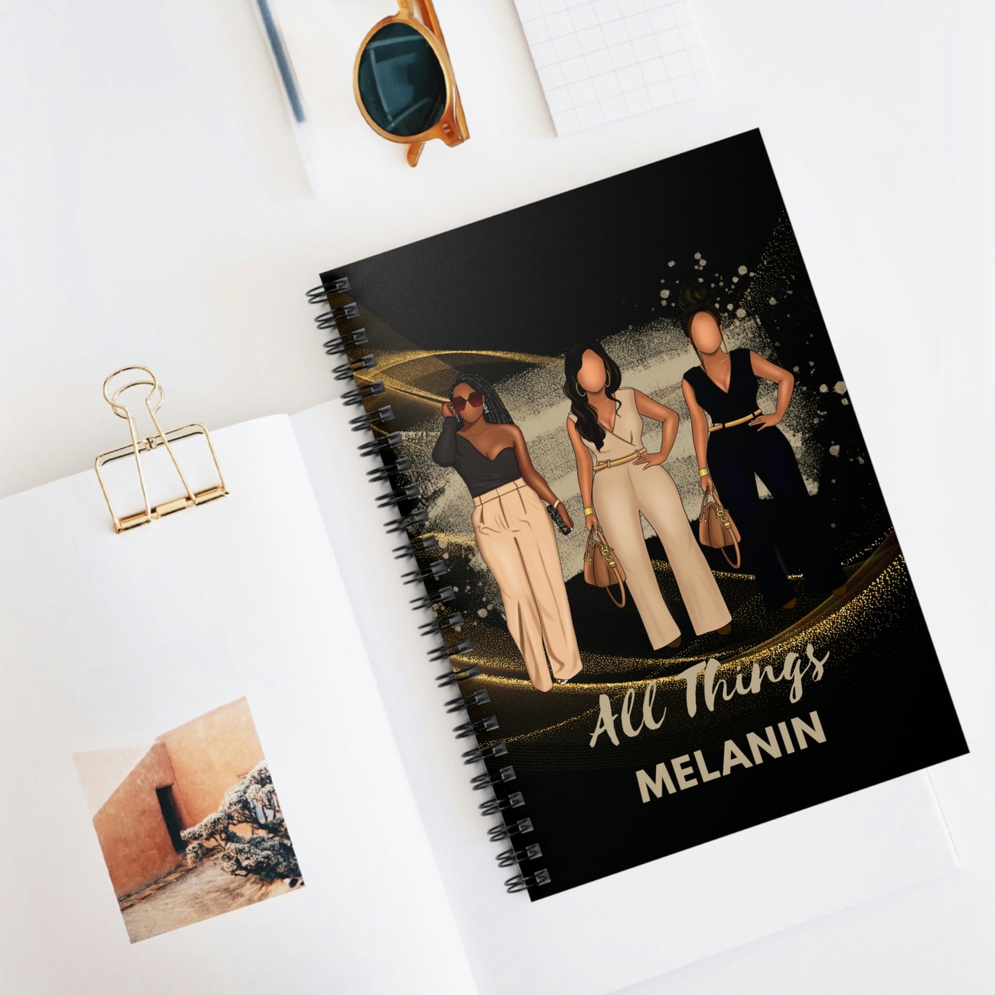 All Things Melanin (ATM Collection) Journal - Ruled Line