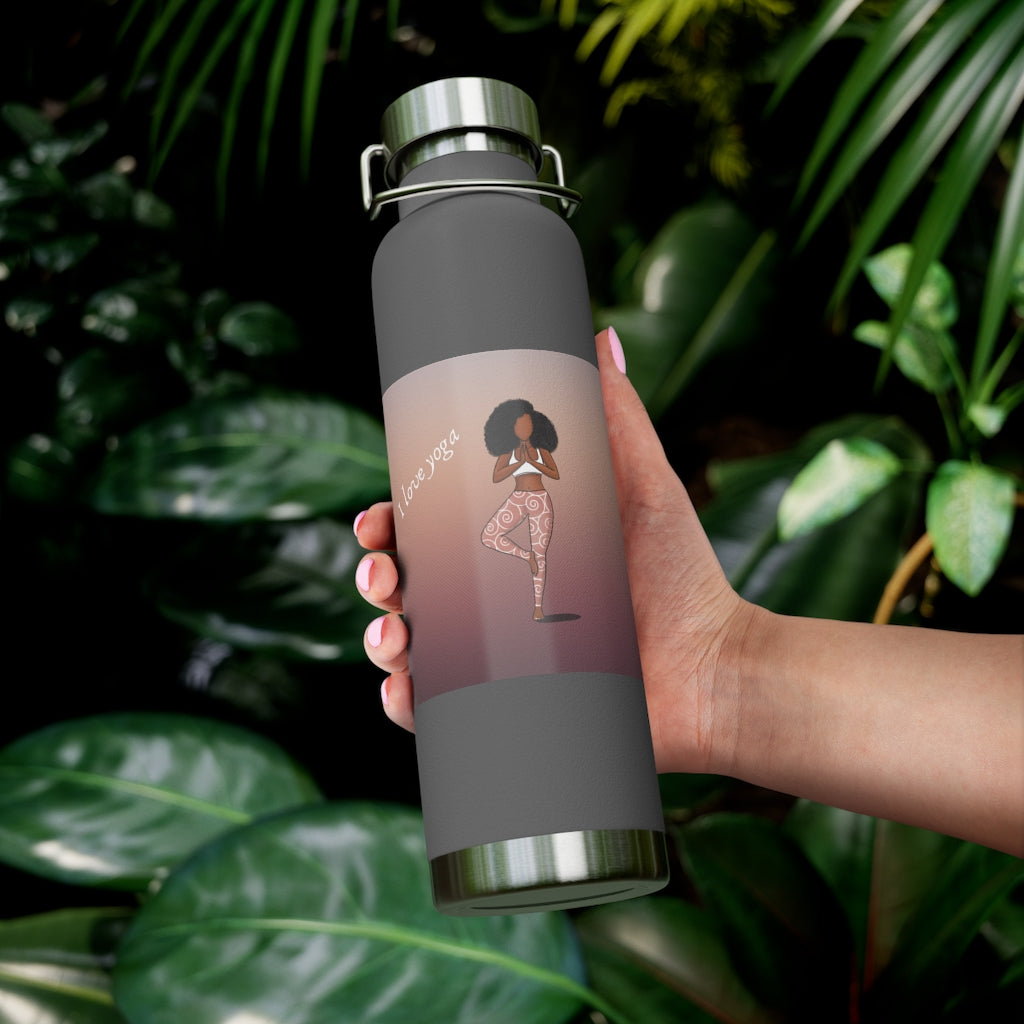 I Love Yoga Vacuum Insulated Bottle