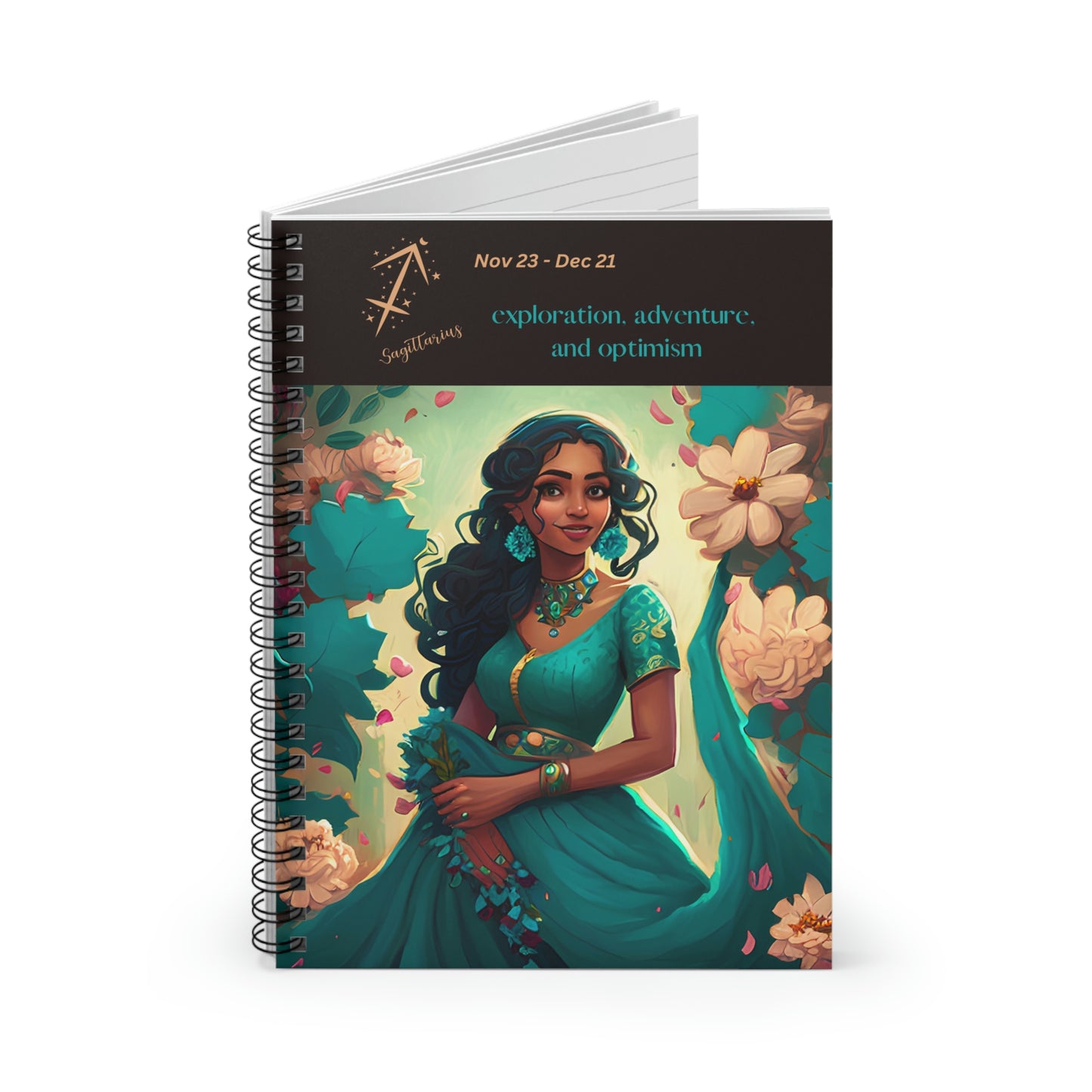 Astrology Collection (Sagittarius) - Middle Eastern and Indian Culture Journal - Ruled Line
