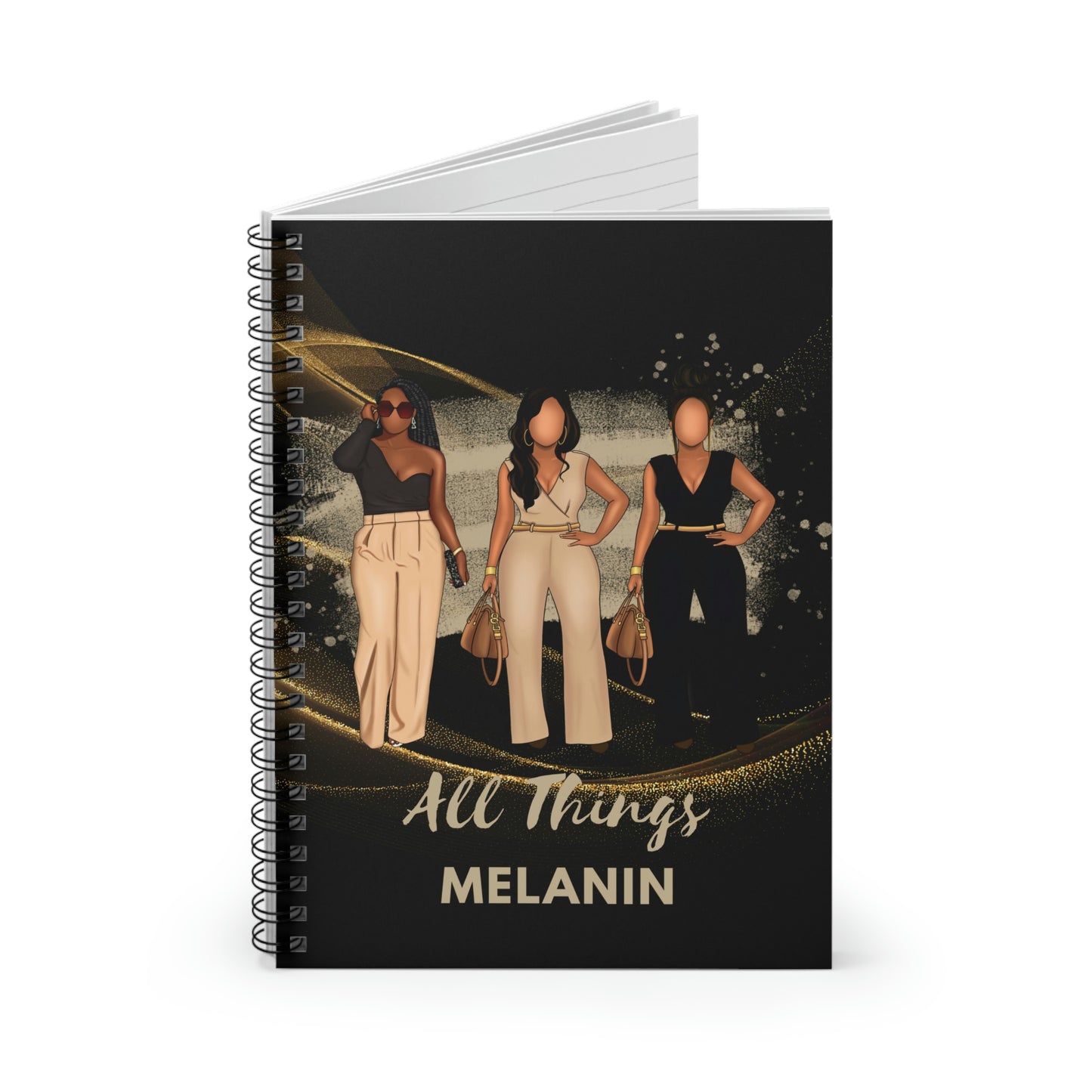 All Things Melanin (ATM Collection) Journal - Ruled Line