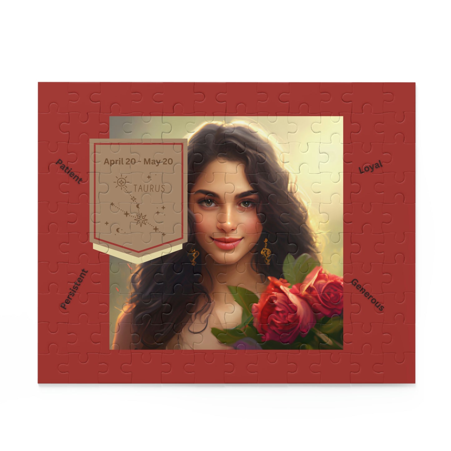 Taurus (Middle Eastern and Indian Woman 2) Puzzle (120, 252, 500-Piece)
