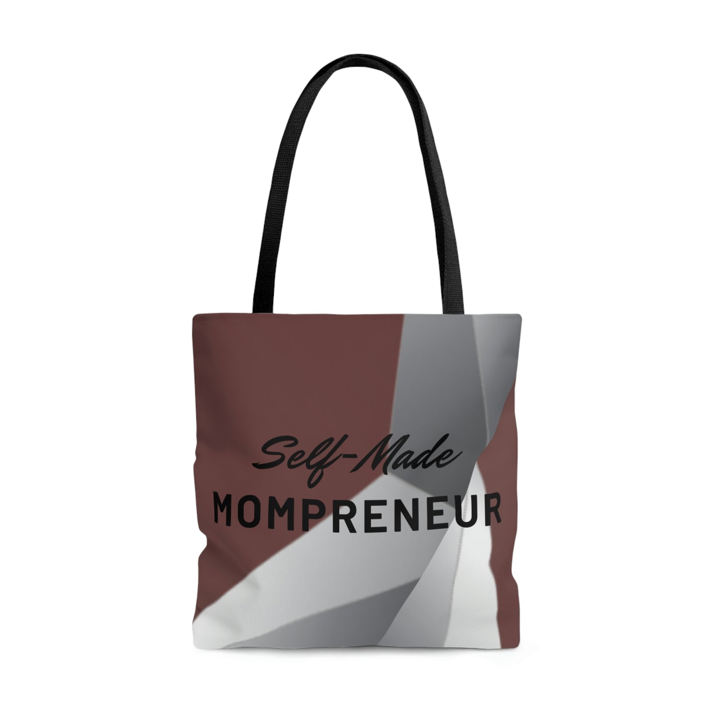 Self-Made Mompreneur (Mauve and Gray) Tote Bag